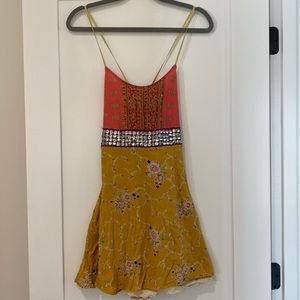 Free People Size 6 Dress Funky and Floral